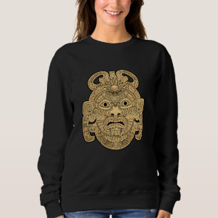 Sweatshirt Dieu Maya Mythologie maya Masque antique Soleil Di