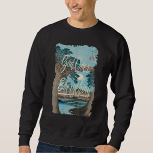 Sweatshirt Dieu sur tout Mon Rocher Jésus Cool