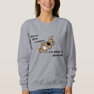 Sweatshirt difficile à entendre