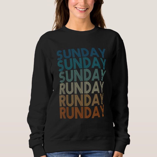 Sweatshirt Dimanche Runday (Devant)