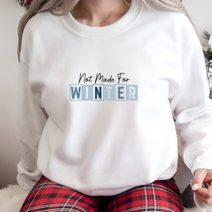 Sweatshirt d'impression tendance non fait pour hiv