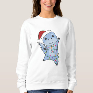 Sweatshirt Dino Christmas Dinos Animaux d'hiver