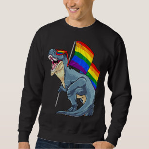 Sweatshirt Dinosaure Gay pride Drapeau Lgbt Rex Lesbian Pride