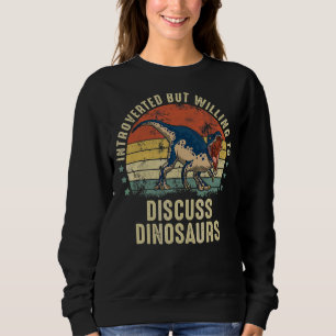 Sweatshirt Dinosaure introduit vintage 9