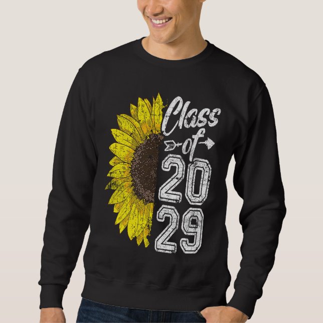 Sweatshirt Diplômé de la promotion 2029 du lycée Sunflo (Devant)