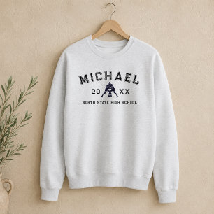 Sweatshirt Diplômé de sport de lettre universitaire athlète p