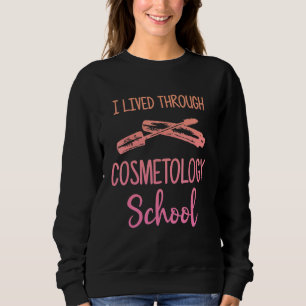 Sweatshirt Diplômé en cosmétologie Cosmétologue agréé 27