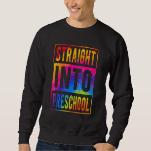 Sweatshirt Directement Dans L'École Préscolaire Tie Dye Retou