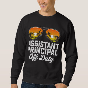 Sweatshirt Directeur adjoint hors service dernier jour d'écol