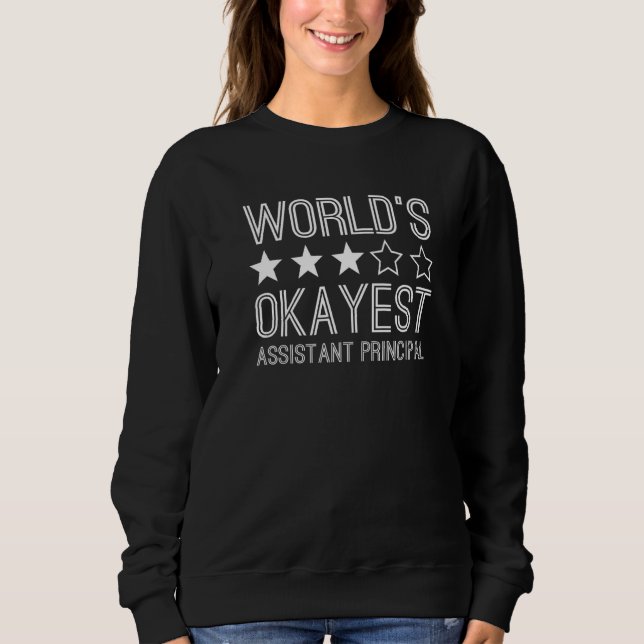 Sweatshirt Directeur adjoint le plus correct du monde (Devant)