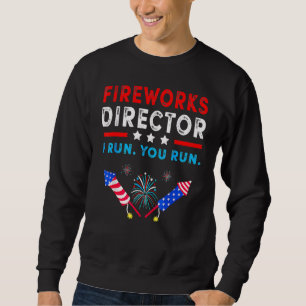 Sweatshirt Directeur de Firework Technicien Je Vous Exécute 4