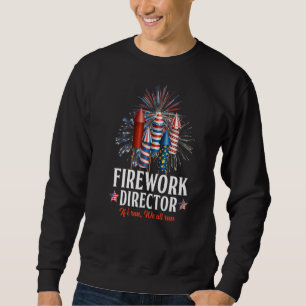 Sweatshirt Directeur de Firework Technicien Je Vous Exécute 4