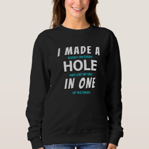 Sweatshirt Disc Golf Drôle J'ai Réussi Un Coup Direct