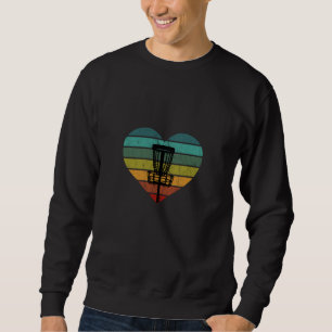 Sweatshirt DiscGolf - Panier cible rétro Vintage