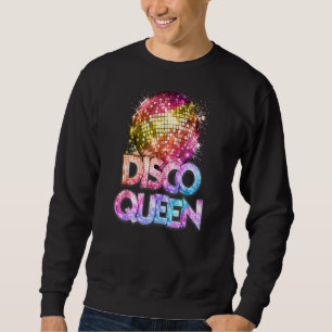 Sweatshirt Disco Queen 70's Disco Theme Vintage seventies C