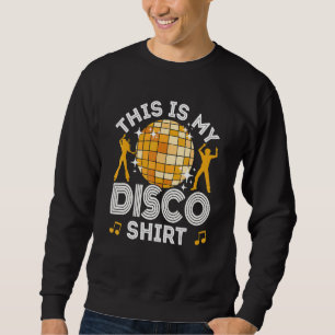 Sweatshirt Disco Tenue Femmes Hommes les années 70 & 80s Cost