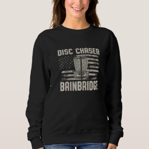 Sweatshirt Disque Chaser Bainbridge Disc Golf Humour Golfeur