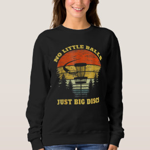 Sweatshirt Disque Drôle Golf Vintage Pas De Petites Boules Ju