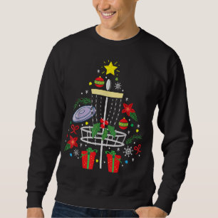 Sweatshirt Disque Golf Frisbee Arbre de Noël Arbre de Noël Fu