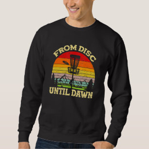 Sweatshirt Disque Golf Men Disque Golf Tee De Disque Jusqu'À