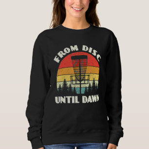 Sweatshirt Disque Golf Men Disque Golf Tee De Disque Jusqu'À