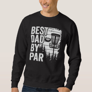 Sweatshirt Disque Golf Panier Rétro Papa Vintage Meilleur Pap