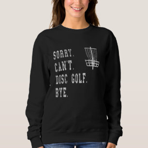 Sweatshirt Disque Hilarié Golf panier mème disque Golfer Sayi