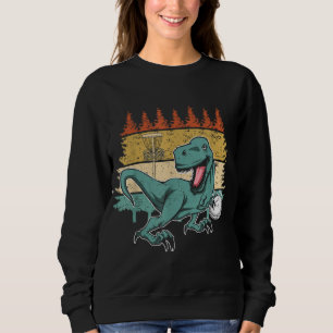 Sweatshirt Disque vintage Lecteur Golf I Dinosaur Disque Bask