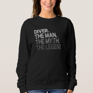 Sweatshirt Diver La Légende Du Mythe De L'Homme