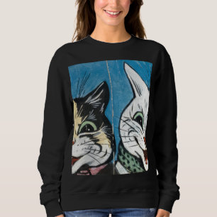 Sweatshirt Diverses chats regardés par Louis Wain