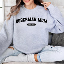 DOBERMAN MOM Chien maman Douille de l'année de nai
