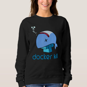 Sweatshirt Docker Container Linux Devops Programmation Coding