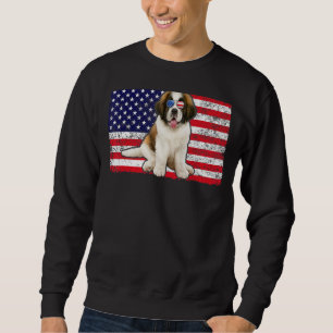 Sweatshirt Doggie Usa Propriétaire de chien Usa Saint Bernard