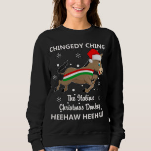 Sweatshirt Dominick L'âne de Noël Italien