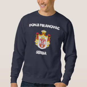 Sweatshirt Donji Milanovac, Serbie avec armoiries