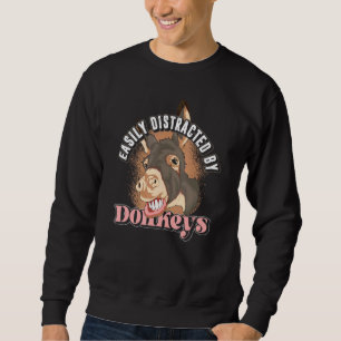Sweatshirt Donkey Farm Animal Farmer Donkey
