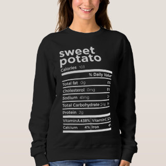 Sweatshirt Douce Pomme de terre La valeur nutritive Drôle Tha