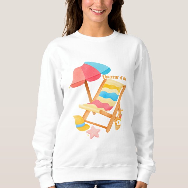 Sweatshirt Douceur d'été (Devant)