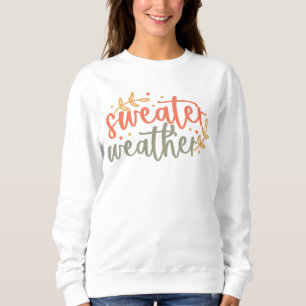 Sweatshirt Doux confortable Météo Automne moderne