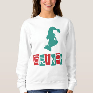 Sweatshirt Dr. Seuss Grinch - Rouge & Vert