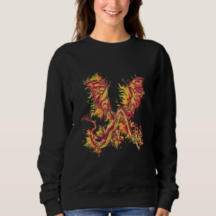 Sweatshirt Dragon de feu avec feu de dragon et dragon qui sou