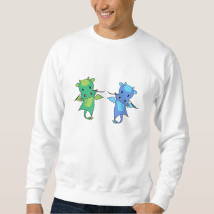 Sweatshirt Dragon Green Dragon Fairy Tale Imaginaire