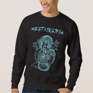 Sweatshirt Dragon japonais de Virginie occidentale