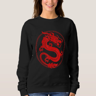 Sweatshirt Dragon japonais - Japonais Kanji Calligraphie Fier