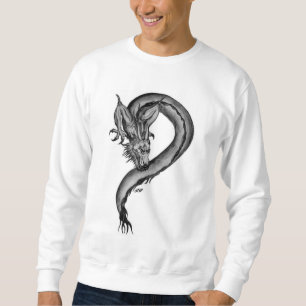 Sweatshirt Dragon noir et blanc