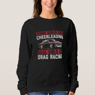 Sweatshirt Dragster Drag Racing Course Pilote de voiture Cour