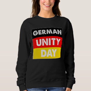 Sweatshirt Drapeau allemand vintage 3 octobre Fête Allemagne