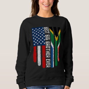Sweatshirt Drapeau américain Afrique du Sud Drapeau Best Big