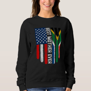 Sweatshirt Drapeau américain Afrique du Sud Drapeau meilleure