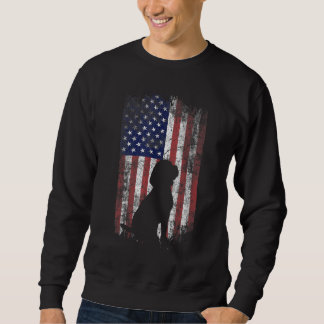 Sweatshirt Drapeau américain beagle Patriot Chien